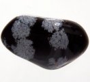(bild för) Bra Pris Parti Trumlad Snöflinge Obsidian 100 gram påse, ca 20 stenar 4-6 gram/sten Köp Nu!