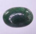 (bild för) Fin Grön Mönstrad Nephrit Jade 10,17 carat Oval Cabochon från Pakistan