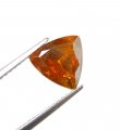 (bild för) Bra Pris Mycket Sällsynt Gulaktigt Orange Sfalerit 2,73 carat Trilliant Slipning Bra Lyster & Kvalitet från Spanien Köp Nu!