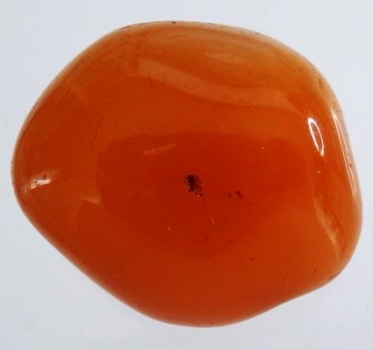 Bra Pris Trumlad Polerad Brunaktigt Orange Karneol 18 gram Fin Kvalitet & Färg Translucent Köp Nu!