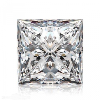 Bra Pris Topp Vit (G) Diamant 0,20 carat Prinsess Slipning 3,2 mm Kvalitet VVS Köp Nu!
