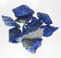 (bild för) Bra Pris Parti 10 st Rå Oslipad Vackert Blå Afgansk Lapis Lazuli 85 gram Brottstycken Bra Kvalitet Köp Nu!