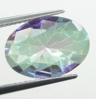 (bild för) Bra Pris Topp Lystrande Multi Färgspelande Mystik Kvarts 3,37 carat Oval Slipning Mycket Fin Kvalitet Spännande Matrial för Smyckestillverkare Köp Nu!