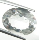 (bild för) Bra Pris Mycket Vacker Äkta Bergkristall (Färglös Kvarts) 9,01 carat Oval Slipning Topp Kvalitet & Lyster Perfekt till Samlare och Juvelerare från Indien Köp Nu!