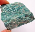 (image for) Good Price Very Fine Quality Beautiful Bluish Green White Patterned Rough Amazonite 85.9 grams Natural Broken Piece Beautiful Material & Good Color from Russia Buy Now!