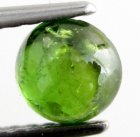 (image for) Good Price Very Nice Green Tsavorite Garnet 0,82 carat Round Cabochon Very Good Cut & Luster from Tanzania Purchase Now!
