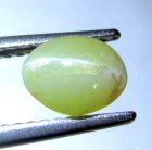 (bild för) Bra Pris Vacker Mycket Sällsynt Krysoberyll Kattöga 1,33 carat Oval Cabochon Slipning Samlarsten Skarpt Öga från Sri Lanka Köp Nu!
