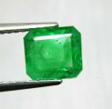 Good Price Certified Rare Top Green Emerald 1,70 carat Emerald Cut Nice Quality fr Panjshir Valley Afganistan Purchase Now!