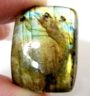 (bild för) Bra Pris Mycket Fin Kvalitet Regnbågs Lystrande Labradorit 32,72 carat Kudd Cabochon Slipning Suverän Lyster & Färgspel från Madagaskar köp Nu!