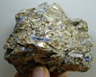 Bra Pris Specimen Många Tvåfärgad Safir Kristaller 316 gram i Glimmer Matrix från Kashmir Pakistan Köp Nu!
