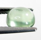 (image for) Good Price Very Nice Colour Applegreen Prehnite 1,20 carat Oval Cabochon Cut Fully Transparent & Top Quality from Madagascar Purchase Now!