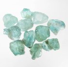 (bild för) Parti 11 st Bra Pris Fin Oslipad Ljus Blågrön Apatit 31,18 carat Transparent Naturlig Kristall fr Madagaskar Köp Nu!
