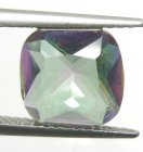 (image for) Good Price Top Lustrous Multi Color Playful Mystic Quartz 2,25 carat Cushion Cut Very Fine Quality Exciting Material for Jewelry Makers Buy Now!