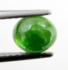 (bild för) Bra Pris Fin Kvalitet Mycket Sällsynt Grön Demantoid Granat 1,03 carat Oval Cabochon Slipad Fin Färg & Lyster från Afrika Köp Nu!