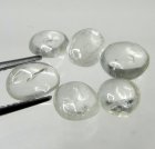 (image for) Good Price Parcel 6 pcs Very Rare Forsterite 4,90 carat Oval/Semi-round Cabochon Collector Stone from Burma Purchase Now!
