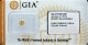 (image for) Sample- Cert. GIA Fancy Brownish Yellow Diamond 0,53 carat Brilliant Cut Transparent - Not for purchase