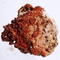 Mycket Vacker Vanadinit 107 gram Sällsynt Mineral från Mibladen Marocko