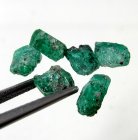 (image for) Good Price Parcel 6 Pcs Rough Uncut Very Rare Vivid Bluish Green Emerald Crystal 3,29 carat Natural Crystal Transparent from Colombia Purchase Now!