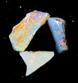 (bild för) Bra Pris Parti 3 st Rå Oslipad Fin Solid Opal 6,35 carat Naturlig Kristall/Bit Bra Lyster & Kvalitet från Lightning Ridge Australien Köp Nu!