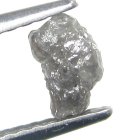 (image for) Good Price Very Fine Silver Grey Rough Uncut Diamond 0,55 carat Irregular Natural Crystal Interesting Object for Stone Collection from India Buy Now!