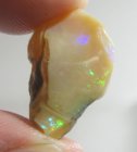(bild för) Bra Pris Sällsynt Rå Oslipad Lystrande Somalisk Opal 26,60 carat Naturlig Kristall Mycket Fin Kvalitet & Färg Sprakande Köp Nu!
