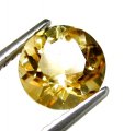 (bild för) Bra Pris Mycket Fin Guld Gul Citrin 1,28 carat Rund Slipning Topp Lyster & Kvalitet från Brasilien Köp Nu!