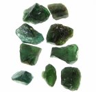 (bild för) Bra Pris Parti 9 st Fin Rå Oslipad Grön Apatit 76,50 carat Naturlig Kristall från Madagaskar Köp Nu!