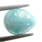 (image for) Good Price Rare Very Beutiful Blue Larimar 1,45 carat Pear Cabochon Cut Outstanding Quality & Colour from Dominican Republic Purchase Now!