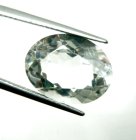 (bild för) Bra Pris Mycket Vacker Äkta Bergkristall (Färglös Kvarts) 8,46 carat Oval Slipning Topp Kvalitet & Lyster Perfekt till Samlare och Juvelerare från Indien Köp Nu!