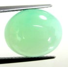 (image for) Good Price Very Nice Green Chrysophrase 6,97 carat Oval Cabochon Cut Good Quality & Even Colour from Africa Purchase Now!