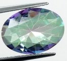 (bild för) Bra Pris Topp Lystrande Multi Färgspelande Mystik Kvarts 3,72 carat Oval Slipning Mycket Fin Kvalitet Spännande Matrial för Smyckestillverkare Köp Nu!