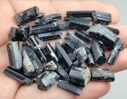 (bild för) Bra Pris Parti 40 st Fin Intressant Shörl (Svart Turmalin) 289,75 carat Naturlig Kristall Större & Mindre Bitar från Afganistan Köp Nu!