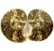 (image for) Good Price Very Beautiful Natural Artwork Fossil 2 pcs/1 pair Ammonite 148 gram Sawn Polished Half´s Interesting Exciting Collectible Item from Morocco Buy Now!