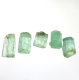 (image for) Parcel 5 pcs Rough Bluish Green Emerald Crystal 4,22 carat Natural Crystal Transparent-Translucent Afghanistan Purchase Now!