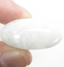 (bild för) Bra Pris Bra Kvalitet Mjölkig vit Skimmrande Månsten 43,57 carat Oval Cabochon Slipad Fin Lyster & Skimmer från Armenien Köp Nu!