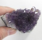 (image for) Good Price Very Beutiful Specimen of Sharp Violet Amethyst 95,1 gram Formation of Crystals Amazing Quality from Brazil Purchase Now!