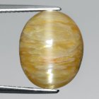 (bild för) Bra Pris Mycket Fin Mexikansk Opal Kattöga 8,91 carat Oval Cabochon Slipning Skarpt Öga Köp Nu!