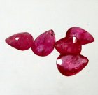 Good Price Parcel 5 pcs Very Nice Pinkish Red - Purple Red Ruby 1,86 carat Pear Cut Nice Luster & Price Worthy Quality from Madagascar Purchase Now! (image for) Good Price Parcel 5 pcs Very Nice Pinkish Red - Purple Red Ruby 1,86 carat Pear Cut Nice Luster & Price Worthy Quality from Madagascar Purchase Now!