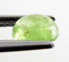 (image for) Good Price Very Nice Green Tsavorite Garnet 0,81 carat Oval Cabochon Very Good Cut & Luster from Tanzania Purchase Now!