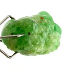 (image for) Good Price Very Big Rare Intense Green Tsavorite Garnet 14,72 carat Large Natural Crystal Top Quality Collectible Specimen from Tanzania Buy Now!