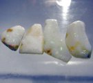 Bra Pris Parti 4 st Fin Solid Opal 14,58 carat Naturlig Bit från Australien Köp Nu!