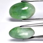Bra Pris Mycket Fin Kvalitet Burmesisk Grön Jadeit Jade 3,10 carat Oval Cabochon Slipning Fin Färg & Translucent Köp Nu! (bild för) Bra Pris Mycket Fin Kvalitet Burmesisk Grön Jadeit Jade 3,10 carat Oval Cabochon Slipning Fin Färg & Translucent Köp Nu!