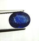 (bild för) Bra Pris Fin Behandlad Blåklintsblå Safir 1,91 carat Oval Slipning fr Madagascar Köp Nu!
