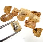 (bild för) Bra Pris Parti 10 st Rå&Oslipad Äkta Imperial Orange Topas 35,72 carat Naturlig Kristall Obehandlad från Ouro Preto Brasilien Köp Nu!