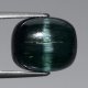 (image for) Good Price Rare Greenish Blue Indicolite (Tourmaline) Cat´s Eye 6,75 carat Cushion Cabochon Transparent Sharp Eye fr Mozambique Purchase Now!