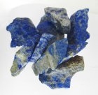 (image for) Good Price Parcel 10 pcs Rough Uncut Beutiful Blue Afgan Lapis Lazuli 145 gram Pieces of Good Quality Purchase Now!