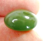 (bild för) Bra Pris Mycket Fin Jämn Grön Aventurin 8,01 carat Oval Cabochon Slipning Suveränt Bra Kvalitet & Färg från Afrika Köp Nu!