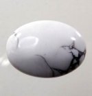 (bild för) Bra Pris Mycket Fint Mönstrad Howlit 29,42 carat Oval Cabochon Slipning Bra Kvalitet från Kina Köp Nu!