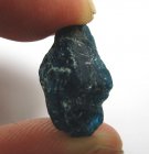 Bra Pris Fin Oslipad Neon Blå Apatit 11,82 carat Naturlig Kristall från Madagaskar Köp Nu!