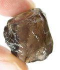 (bild för) Bra Pris Obehandlad Rå Oslipad Violett med Vit Kvartsbandad Ametist 48,59 carat Naturlig Kristall Bit Fin Färg & Kvalitet från Brasilien Köp Nu!
